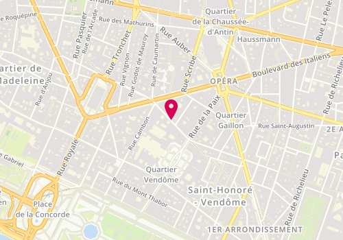 Plan de SALMON Danièle, 14 Rue des Capucines, 75002 Paris