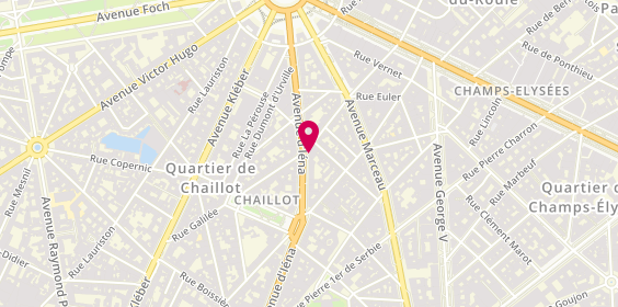 Plan de SANTIAGO Fabio, 68 Avenue d'Iena, 75116 Paris
