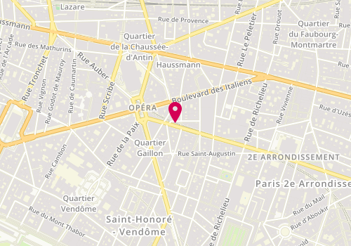 Plan de LARTIGAU Emma, 26 Rue du 4 Septembre, 75002 Paris