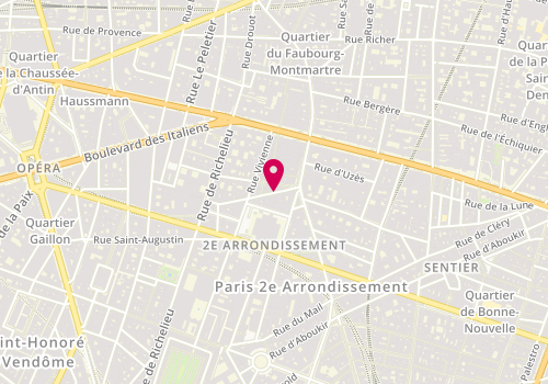 Plan de HASSIN César, 6 Rue Feydeau, 75002 Paris