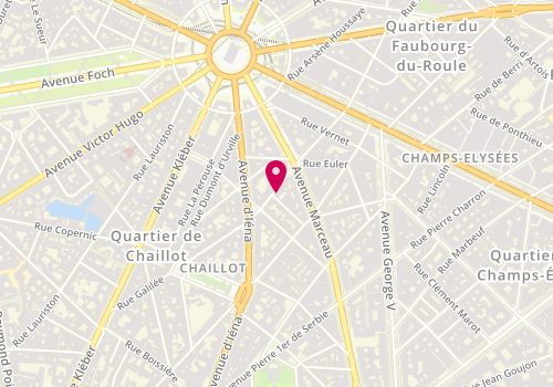 Plan de KATABI Samer, 42 Rue de Galilee, 75116 Paris