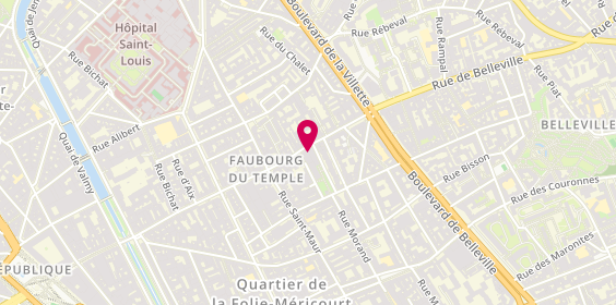 Plan de HUYNH Van Christophe, 96 Rue Faubourg du Temple, 75011 Paris