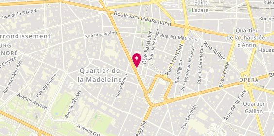 Plan de DOUSSOT Raphaël, 10 Boulevard Malesherbes, 75008 Paris