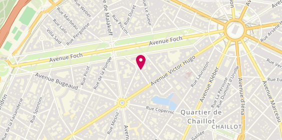 Plan de KHOURDA Vladimir, 10 Rue Leroux, 75116 Paris