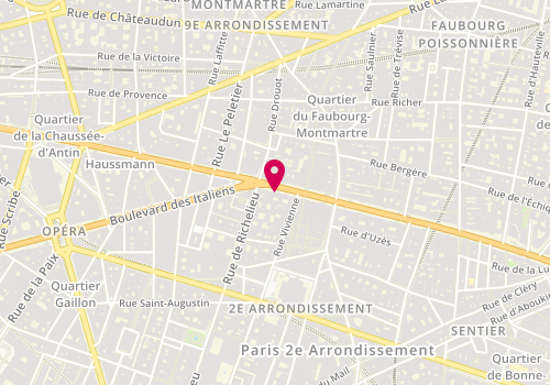 Plan de GUEDJ Olivier, 19 Boulevard Montmartre, 75002 Paris