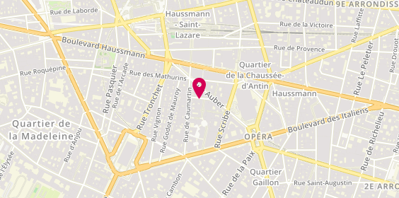 Plan de ANGELOPOULOU Panagiota, 9 Rue Boudreau, 75009 Paris