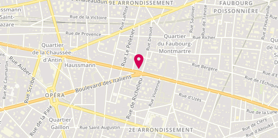 Plan de ABITBOL Pascale, 2 Boulevard Haussmann, 75009 Paris