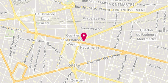 Plan de ARDITTI Sophie, 36 Boulevard Haussmann, 75009 Paris