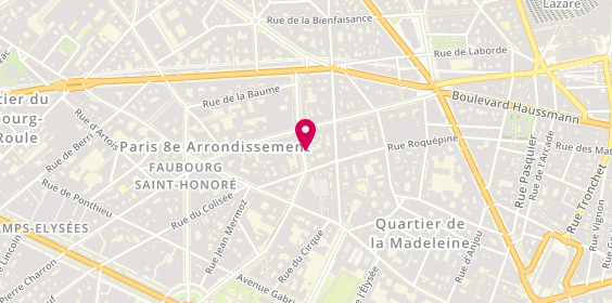 Plan de BAUDOT Irène, 6 Avenue Delcasse, 75008 Paris