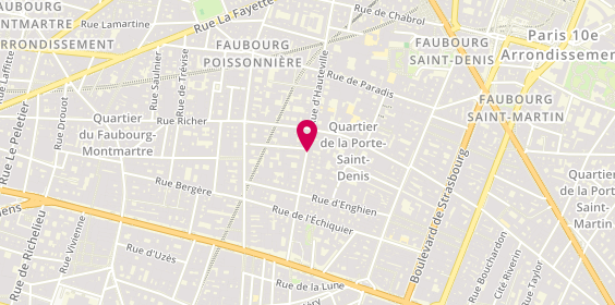 Plan de BLAVIGNAC Arthur, 36 Rue d'Hauteville, 75010 Paris