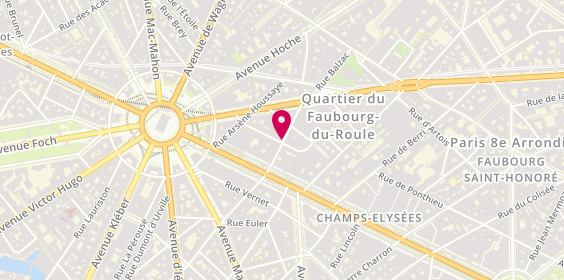 Plan de COIFFIER David, 3 Rue Balzac, 75008 Paris