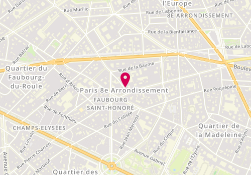 Plan de NEUMAN Philippe, 6 Rue de Courcelles, 75008 Paris