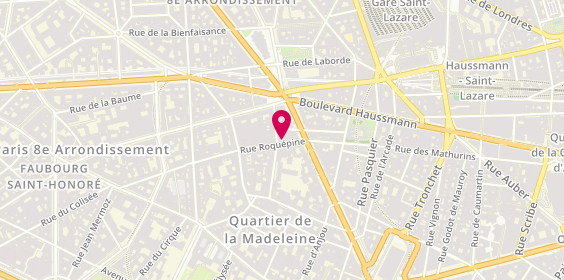 Plan de JOLIVET FOUCART Alexandra, 6 Rue Roquepine, 75008 Paris