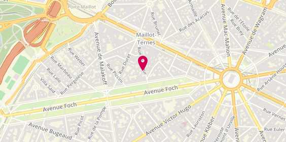 Plan de WIERZBA Stéphanie, 7 Rue le Sueur, 75116 Paris