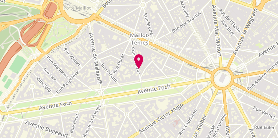 Plan de HAJJAR Patricia, 10 Rue le Sueur, 75116 Paris