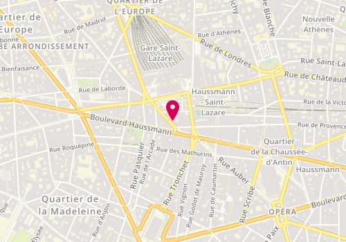 Plan de PARA Amandine, 6 Rue de Rome, 75008 Paris