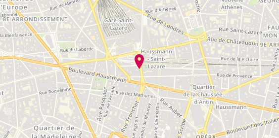 Plan de BORDIER Renaud, 5 Rue du Havre, 75008 Paris