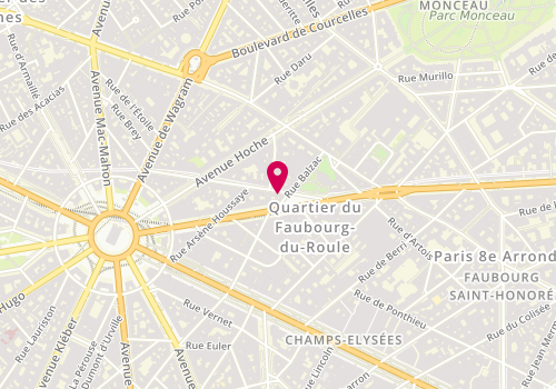 Plan de NAFILYAN Dominique, 1 Rue Beaujon, 75008 Paris