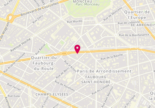 Plan de FONTANEL Françoise, 169 Boulevard Haussmann, 75008 Paris