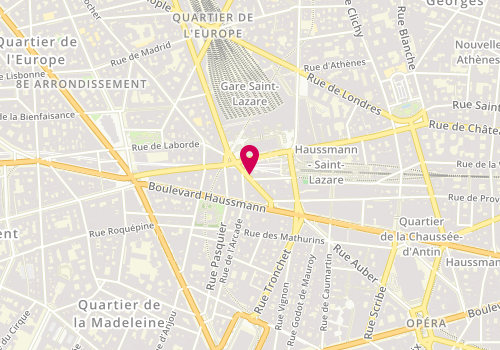 Plan de MOUSSA Rany, 12 Rue de Rome, 75008 Paris