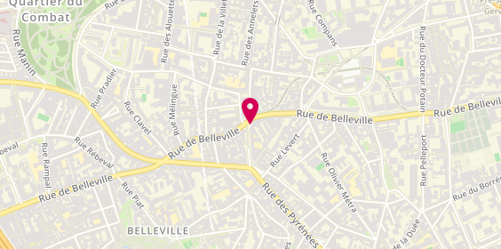 Plan de BOTBOL Gilles, 10 Rue du Jourdain, 75020 Paris