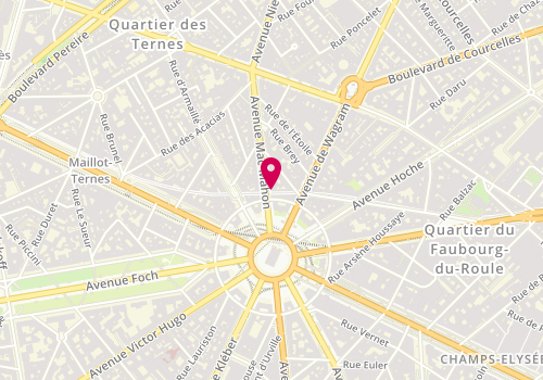 Plan de THEIMER LÉVY Katy, 6 Avenue Mac Mahon, 75017 Paris
