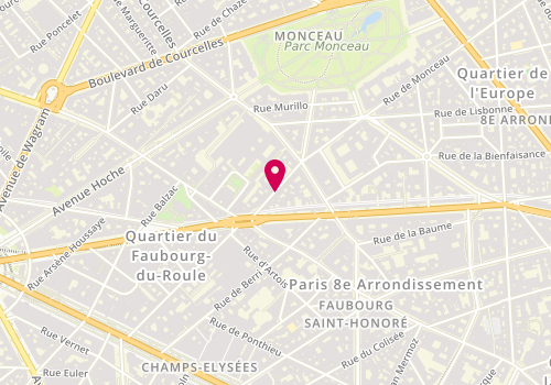 Plan de SEBAG Léon, 10 Rue de Monceau, 75008 Paris
