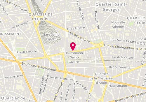 Plan de COHEN Marc, 94 Rue Saint Lazare, 75009 Paris