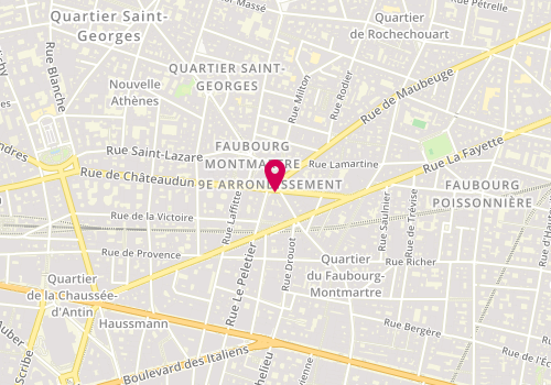 Plan de MAHALLI Rachid, 13 Place Kossuth, 75009 Paris