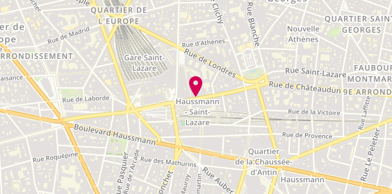 Plan de AYACHE Lévana, 94 Rue Saint Lazare, 75009 Paris