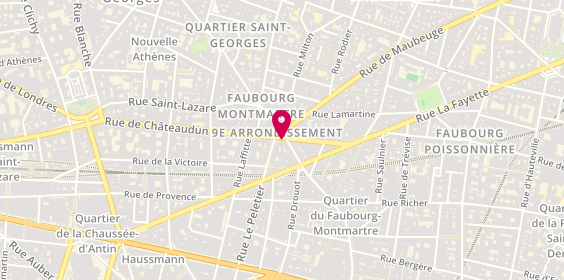Plan de RIOUAL Margaux, 13 Place Kossuth, 75009 Paris