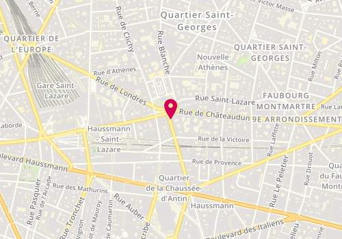 Plan de GOURIOU Anne Sophie, 68 Rue de la Chaussee d'Antin, 75009 Paris