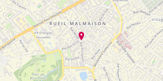 Plan de DELOUVRIER Nathalie, 29 Place de l'Église, 92500 Rueil-Malmaison