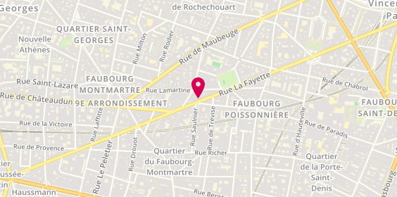 Plan de GUEZ Nadine, 67 Rue Lafayette, 75009 Paris
