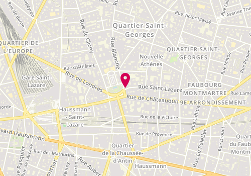 Plan de MISSISTRANO Claude, 66 Rue Saint Lazare, 75009 Paris