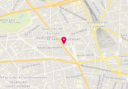 Plan de GUILLOT Anne Emmanuelle, 50 Boulevard Malesherbes, 75008 Paris