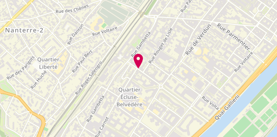 Plan de DE BOISSIEU Guillemette, 14 Bis Rue du Ratrait, 92150 Suresnes