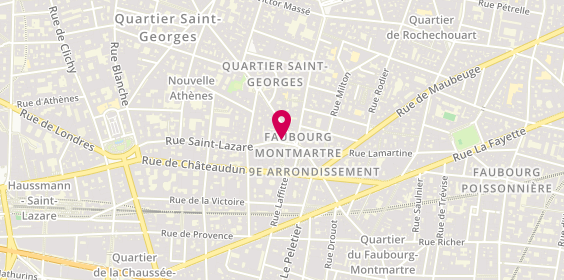 Plan de ARISSIAN Hermine, 6 Rue Saint Lazare, 75009 Paris