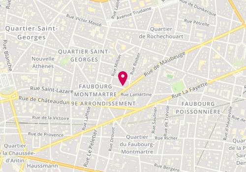 Plan de DEMANGE Hugo, 2 Rue Hyppolyte Lebas, 75009 Paris