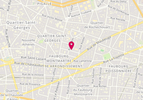Plan de LESAQUE Fanny, 12 Rue Choron, 75009 Paris