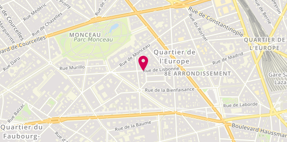 Plan de BONNETON Philippe, 31 Rue de Lisbonne, 75008 Paris