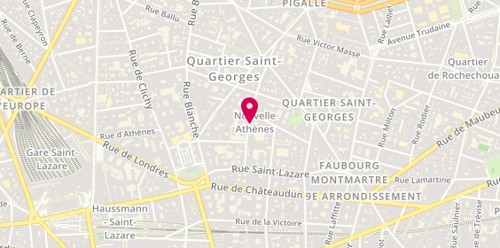 Plan de BERBON Vincent, 20 Rue de la Rochefoucauld, 75009 Paris