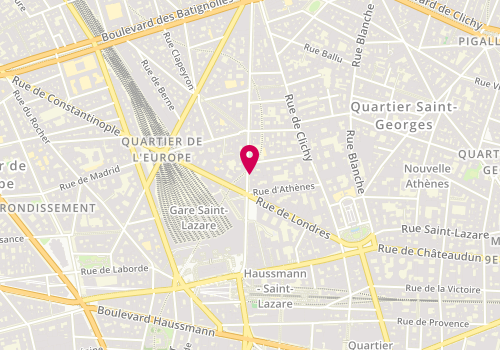 Plan de BITTON MADAR Chloé, 44 Rue d'Amsterdam, 75009 Paris