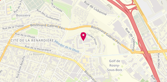 Plan de FRIDMAN Valérie, 2 Rue Gay Lussac, 93110 Rosny-sous-Bois
