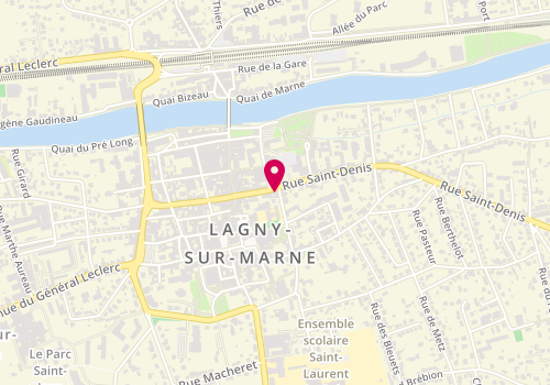 Plan de GDALIA Jean Claude, 101 Rue Saint Denis, 77400 Lagny-sur-Marne