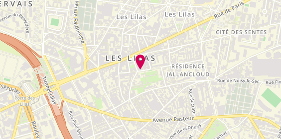Plan de SADOUN Annick, 41 Rue Romain Rolland, 93260 Les Lilas