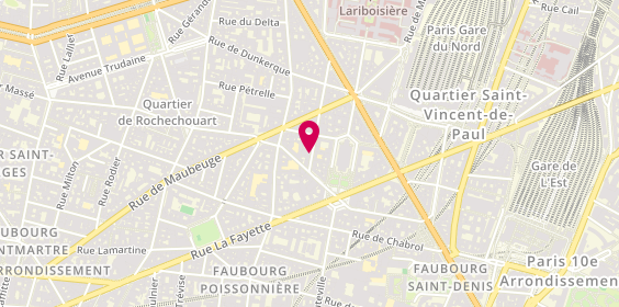 Plan de VI FANE Brigitte, 5 Rue de Rocroy, 75010 Paris