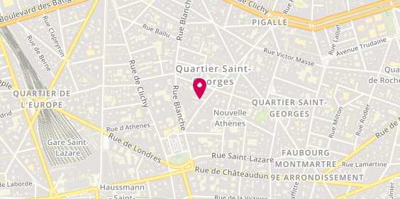 Plan de FORNARO Claude, 1 Square la Bruyère, 75009 Paris