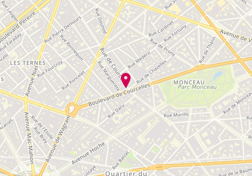 Plan de MARTINEZ GALLEGO Luis, 98 Boulevard de Courcelles, 75017 Paris