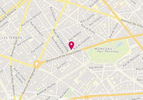 Plan de GANEM Claude, 1 Rue de Chazelles, 75017 Paris